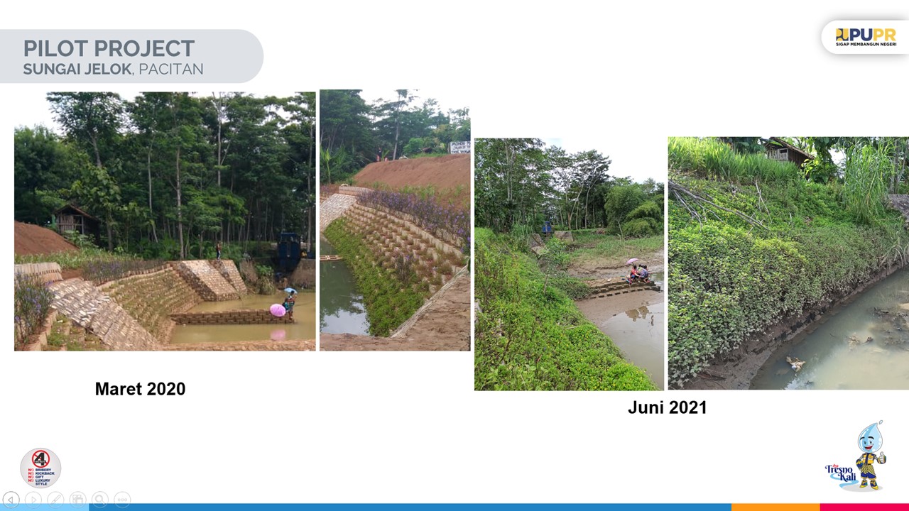 >Interlocking Permeable Revetment (IPR)
